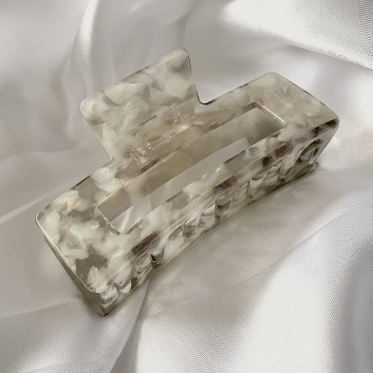 Large Creme Claw Clip- Classic Edition